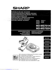 Sharp MD-MS701H Manuals | ManualsLib