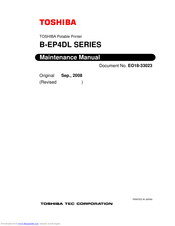 Toshiba B-EP4DL Series Maintenance Manual