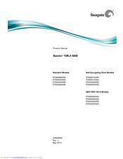 Seagate SAVVIO ST9900805SS Product Manual