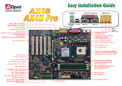 AOpen AX4B PRO Easy Installation Manual