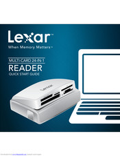 Lexar MULTI-CARD 24-IN-1 READER Quick Start Manual