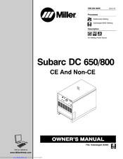 Miller Electric Subarc DC 650 Owner's Manual