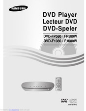 SAMSUNG DVD-F1080 User Manual
