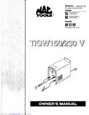MAC TOOLS TIGW230 V Owner's Manual