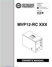 OXO MVP12-RC Series Owner's Manual