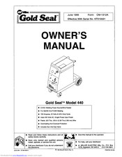 Miller Gold Seal Model 440 Owner's Manual