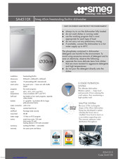 Smeg SA4510X Specifications
