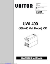 Unitor UNITOR UWI 400 Owner's Manual