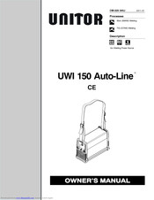 Miller Electric Unitor UWI 150 STL Owner's Manual
