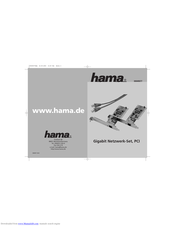 Hama Gigabit Network Set Installation Instructions Manual