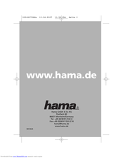 Hama DR-20 Installation Instructions Manual