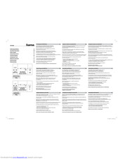 Hama Vehicle Charger Operating Instructions