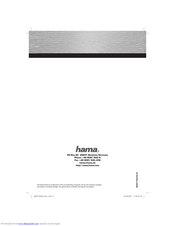 Hama Triton 00057164 Operating	 Instruction