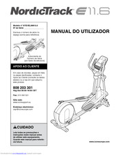 NordicTrack E 11.6 Elliptical Manual Do Utilizador