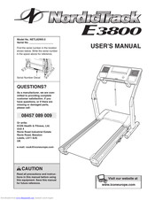 E3800 nordictrack best sale