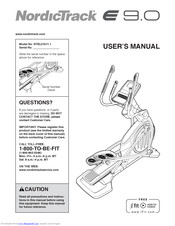 Nordictrack e 9.0 elliptical manual new arrivals