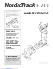 NordicTrack NTEVEL87910.1 Manuel De L'utilisateur