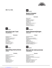 HOTPOINT-ARISTON SDS 17xx V Operating Instructions Manual