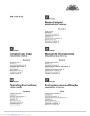 HOTPOINT-ARISTON ETM 17xxx V O3 Operating Instructions Manual