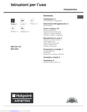 HOTPOINT-ARISTON BSZ 2332 Operating Instructions Manual