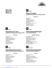 HOTPOINT-ARISTON EBLHxxxxxF Operating Instructions Manual