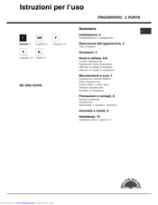 HOTPOINT-ARISTON BD 2922 EU Operating Instructions Manual