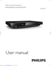 Philips DVP3990 User Manual