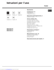 HOTPOINT-ARISTON KRA 640 EX Operating Instructions Manual