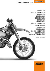 KTM 250 XC-W Owner's Manual