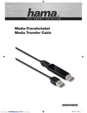 Hama Media Transfer Cable Operating	 Instruction