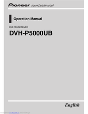 Pioneer DVH-P5000UB Operation Manual