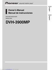 Pioneer DVH-3900MP Owner's Manual