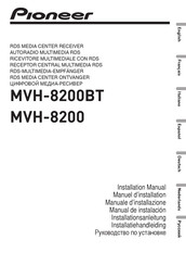 Pioneer MVH-8200BT Installation Manual