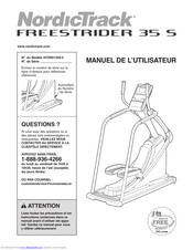 NordicTrack Freestrider 30s Elliptical Manuel De L'utilisateur