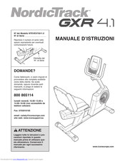 NordicTrack TEVEX75011.0 Manuale D'istruzioni