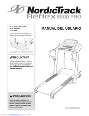 NordicTrack Reflex 8500 Pro Treadmill Manual Del Usuario
