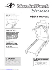 NordicTrack S 1900 User Manual