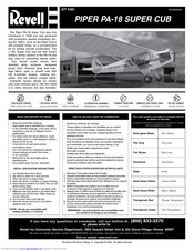 REVELL PIPER PA-18 SUPER CUB Assembly Manual