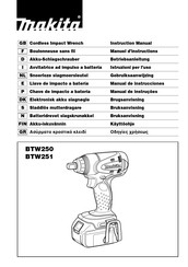 Makita MAKSTAR BTW251 Series Instruction Manual