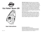 American DJ Vizi Roller Beam 2R User Instructions