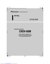 Pioneer CNDV-60M Operation Manual