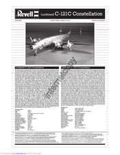 REVELL Lockheed C-121C Constellation Assembly Manual