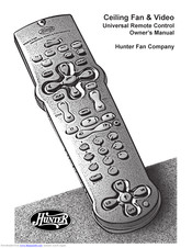 Hunter Ceiling Fan & Video Owner's Manual
