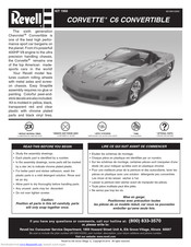 REVELL Corvette C6 Convertible Assembly Manual