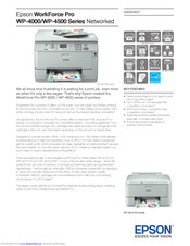 EPSON WorkForce Pro WP-4500 Series Specification