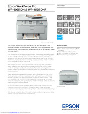 EPSON WorkForce Pro WP-4095 DN Specification