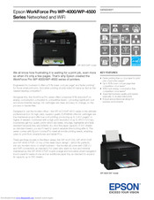 EPSON WorkForce Pro WP-4025 DW Specification
