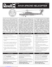 REVELL AH-64 APACHE HELICOPTER Assembly Manual