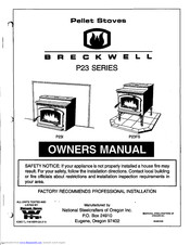 Breckwell Tradition P23I Owner's Manual