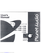 Planet Audio VX4002 User Manual
